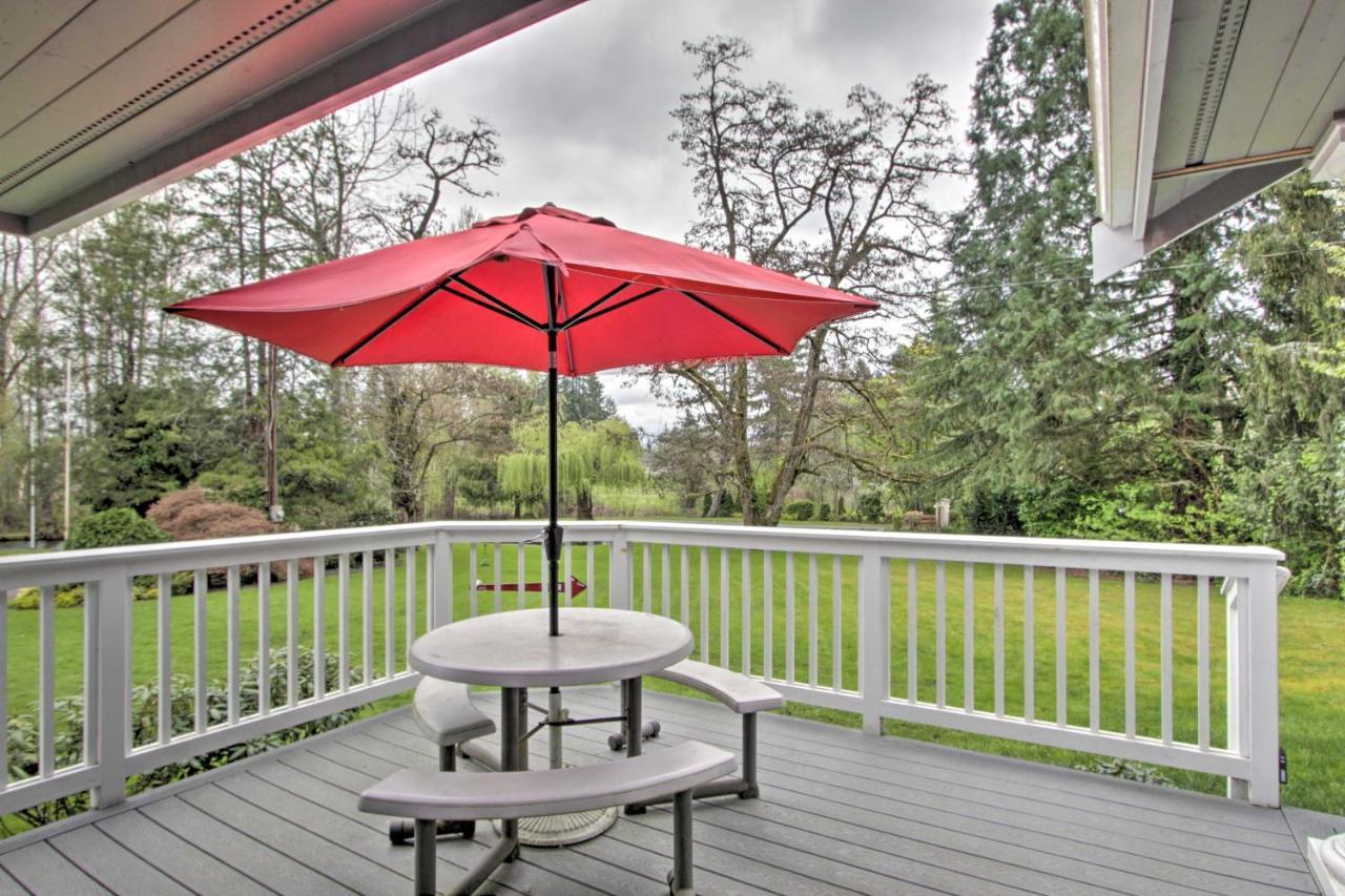 Contemporary Tacoma Cottage With Deck And Pond! Zewnętrze zdjęcie